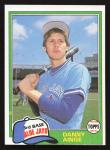 1981 Topps Danny Ainge Rookie Card #727
