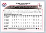 2022 Topps Gold Stars Adolis Garcia Texas Rangers