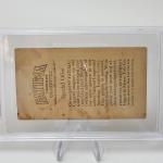 1913 Fatima T200 Walter Johnson Sports Card