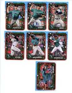 2024 Topps Holiday Seattle Mariners Bryan Woo RC