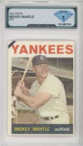 1964 Topps Mickey Mantle #50 Sports Card