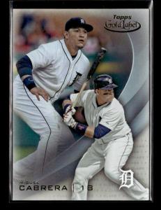 2016 Topps Gold Label Miguel Cabrera Card