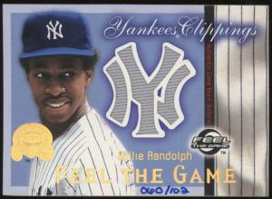 2000 Fleer Greats Willie Randolph Yankees Card