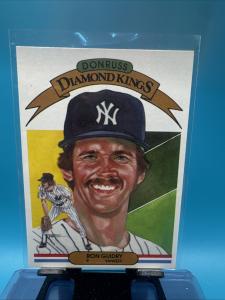 1983 Donruss Ron Guidry Diamond Kings Card #17
