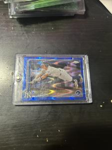 2025 Topps Chrome Anthony Volpe Blue Refractor /150
