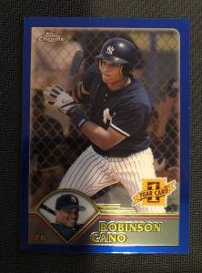 Robinson Cano 2003 Topps Chrome Rookie Card