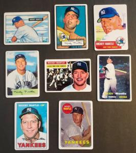 1996 Topps Mickey Mantle Porcelain Card Set