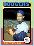Sandy Koufax Dodgers Custom Art Card