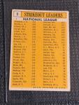 1963 Topps N.L. Strikeout Leaders Card #9
