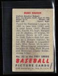 Duke Snider 1951 Bowman Card - Brooklyn Dodgers