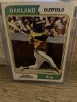 1974 Topps Reggie Jackson Baseball Card #130
