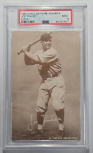 1980 Joe Tinker Hall of Fame Card PSA 9