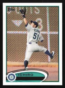 2012 Topps Ichiro Suzuki Seattle Mariners Card