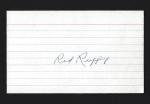 Red Ruffing Autographed 3x5 Index Card