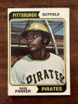 1974 Topps Dave Parker #252 Rookie Card