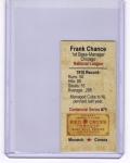 Frank Chance Chicago Cubs T206 Monarch Corona Card