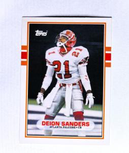 Deion Sanders 1989 Topps Rookie Card #30T