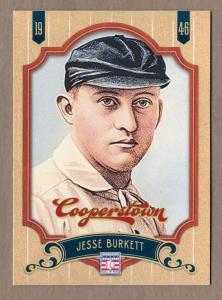 Jesse Burkett 2012 Panini Cooperstown Shortprint Card
