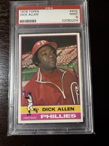 1976 Topps Dick Allen #455 PSA 9 Card