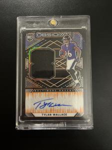 2021 Panini Obsidian Tylan Wallace Jersey Ink /99
