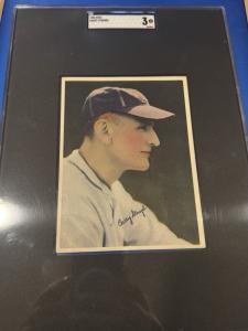 1936 National Chicle Casey Stengel Pastel Card