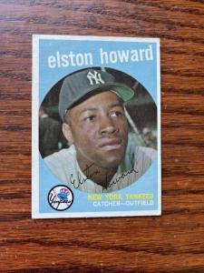 1959 Topps Elston Howard Yankees #395 Baseball Card