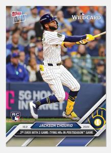 Jackson Chourio RC Brewers Babe Ruth 2024 Card