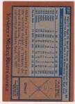 1978 Topps Mickey Rivers New York Yankees Card