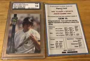 1992 Jason Giambi Minor League Rookie Card #267