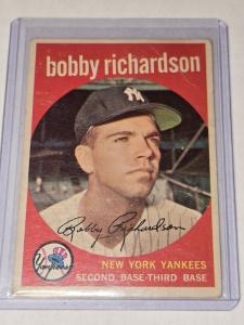 1959 Topps Bobby Richardson Baseball Card #76