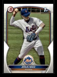 2023 Bowman Jesus Baez Mets Prospect Card Lot