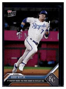 2023 Topps Now Bobby Witt Jr. Base Card