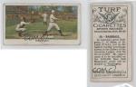 1925 Turf Sports Records George Sisler Baseball Card