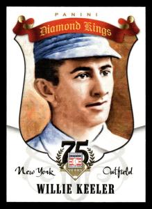 2014 Panini Willie Keeler 75th Diamond Kings Card