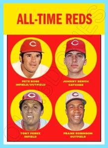 1963 Style Cincinnati Reds Custom Art Card