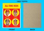1963 Style Cincinnati Reds Custom Art Card