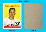 Luis Aparicio Chicago White Sox Art Card 1958