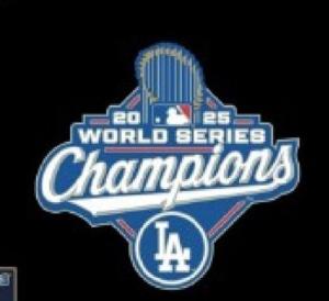 2025 Los Angeles Dodgers World Series Lapel Pin