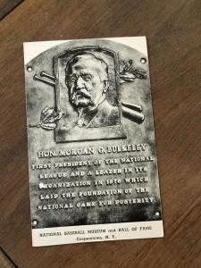 1944-45 Albertype Hall of Fame Plaque Card