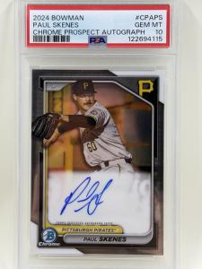 2024 Bowman Chrome Paul Skenes PSA 10 Card