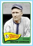 Walter Johnson Baseball Trading Card - ACEO Art