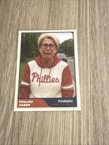 Philadelphia Phillies Karen Ball Snatcher Card