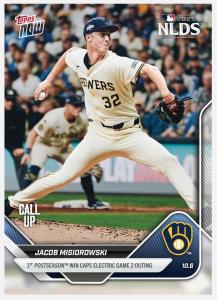 2025 Topps Now Jacob Misiorowski MLB Card