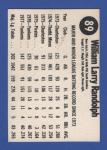 1978 Hostess Willie Randolph #89 Yankees Card