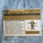 Whitey Ford 1960 Topps Yankees HOF Card