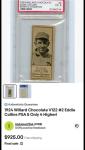 Eddie Collins 1924 Willard's Chocolates Card #2