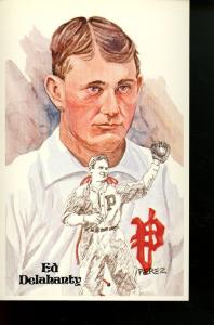 1980 Ed Delahanty Perez-Steele HOF Postcard #33