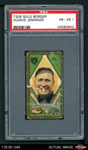 1911 T205 Hughie Jennings Tigers HOF Card