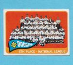 1965 Topps LA Dodgers Team Card Sandy Koufax