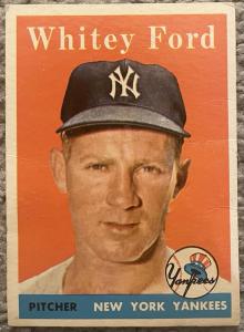 Whitey Ford 1958 Topps Baseball Card #320
